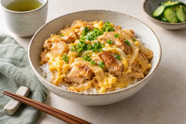 Chicken & Egg Rice Bowls — AI-generated serving illustration