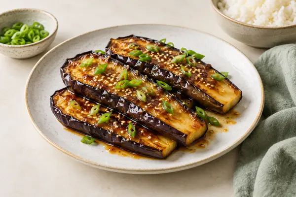 Miso-Glazed Eggplant — AI-generated serving illustration