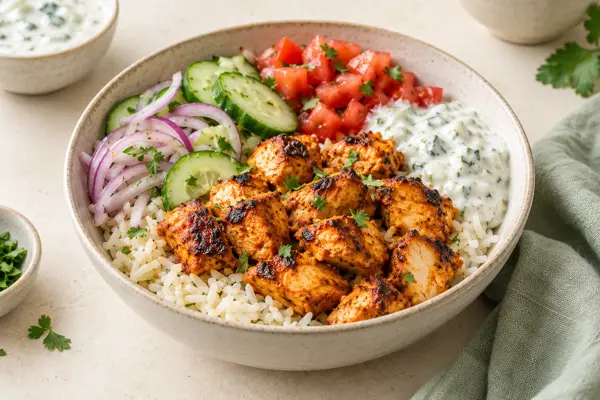 Chicken Tikka Bowls — AI-generated serving illustration