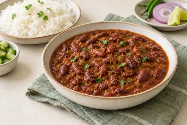 Kidney Bean Rajma — AI-generated serving illustration