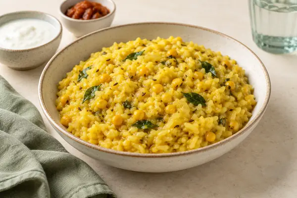 Lentil Rice Khichdi — AI-generated serving illustration