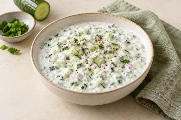 Cucumber Yogurt Raita — AI-generated serving illustration
