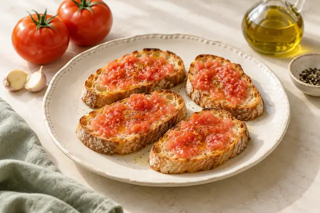 Serving illustration: Pan con tomate